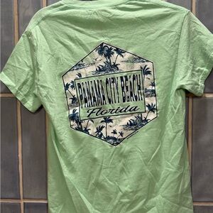 Gildan Light Green Panama City Beach Graphic Tee